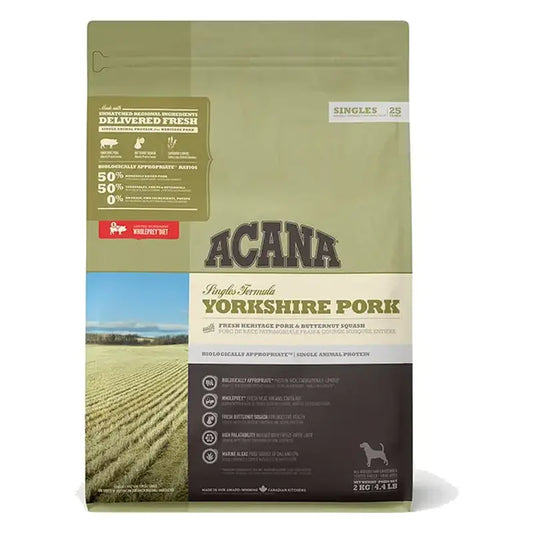 Acana Canine Adult Singles Yorkshire Pork 6 kg – krmivo pre psov