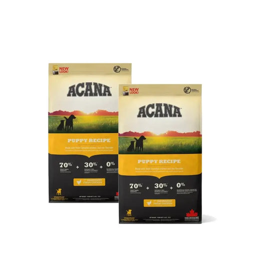 Acana Canine Puppy Heritage pre veľké plemená 17 kg – krmivo pre psov, balenie po 2 ks