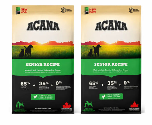 Acana Canine Senior 11,4 kg krmivo pre psov, balenie po 2 ks