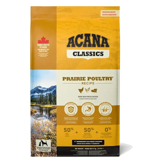 Acana Canine Adult Classics Prairie Poultry 14,5 kg, krmivo pre psov