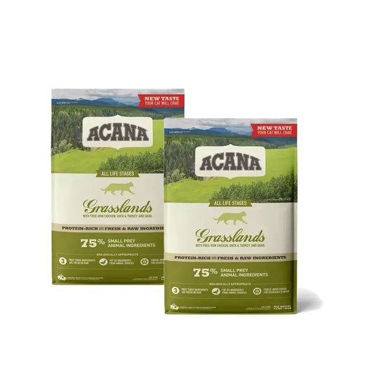 Acana Feline Adult Grasslands 4,5 kg krmivo pre mačky, balenie po 2 ks