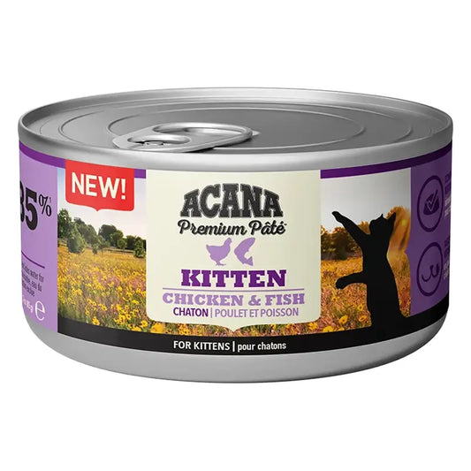 Acana Feline Premium Pate Kitten 24 × 85 g – mokré krmivo pre mačky