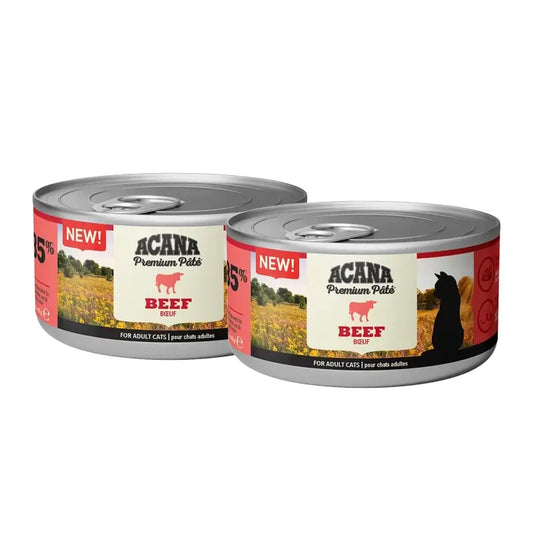 Acana Feline Premium Pate Hovädzie mäso, balenie 2 x 24 x 85 g, mokré krmivo pre mačky