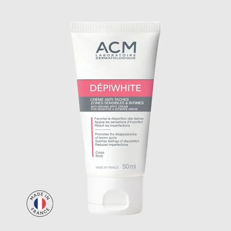 Acm Laboratoire Dépiwhite Krém proti pigmentovým škvrnám na citlivých a intímnych partiách, 50 ml