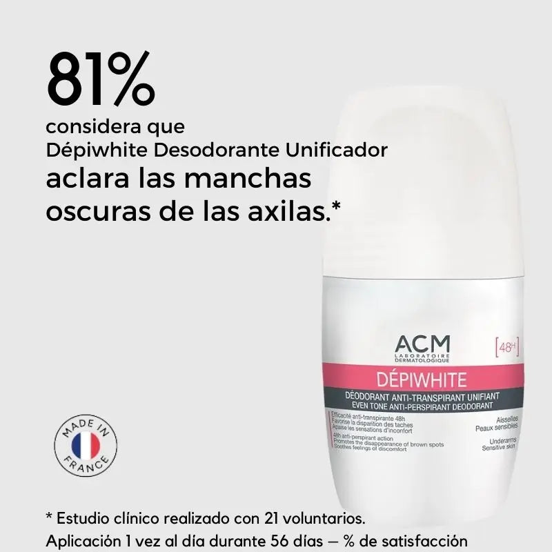 Acm Laboratoire Dépiwhite Dezodorant proti poteniu s vyrovnávacím účinkom, 50 ml