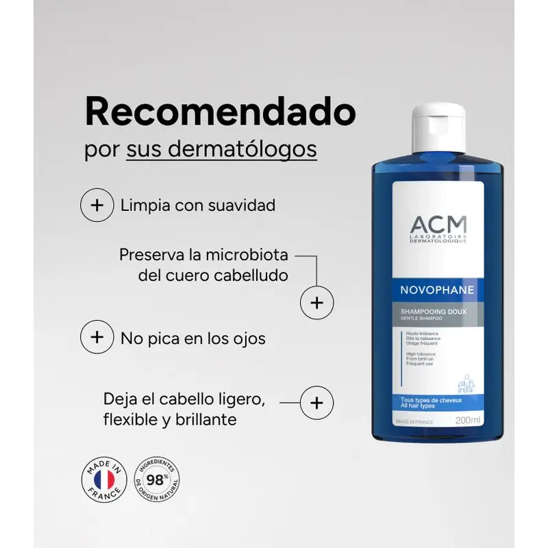 Acm Laboratoires Novophane Jemný šampón, 500 ml