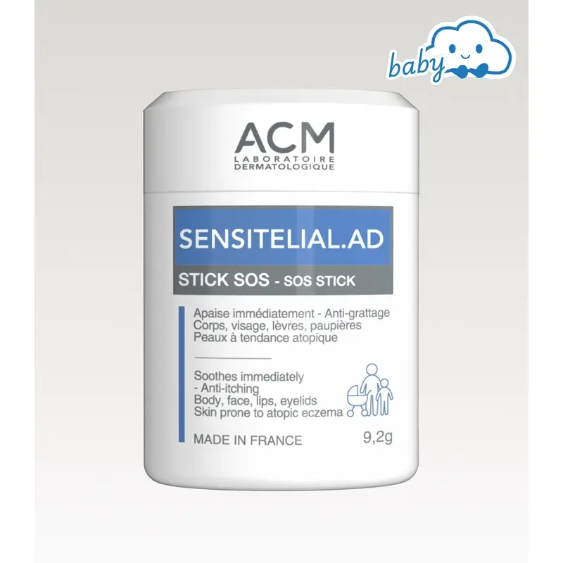 Acm Laboratoires Sensitelial.Ad Stick SOS upokojujúci, 9,2 gramov
