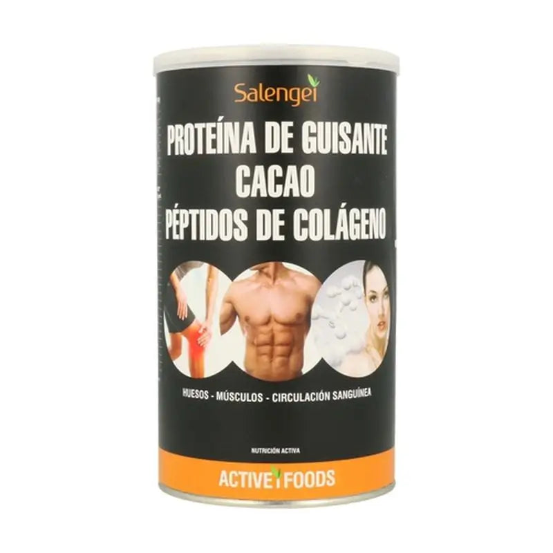 Active Foods Hrachový proteín s kolagénom a kakaom 500 g