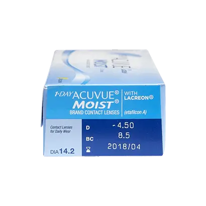 Acuvue 1 Day Moist – jednodňové sférické kontaktné šošovky, 30 kusov