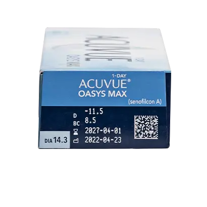 Acuvue 1 Day Oasys Max  jednodňové kontaktné šošovky, 30 kusov