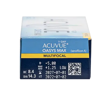 Acuvue Oasys 1 Day With Hydraluxe – torické jednodňové kontaktné šošovky, 90 kusov