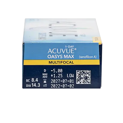 Acuvue Oasys 1 Day With Hydraluxe – torické jednodňové kontaktné šošovky, 90 kusov