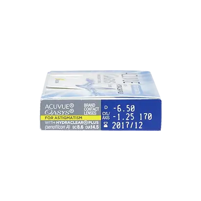 Acuvue Oasys torické kontaktné šošovky na 14 dní, 6 kusov