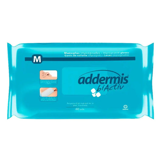 Addermis Biactiv Soapy Body Wash Care Mitt , 40 units