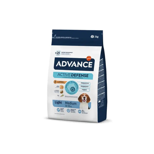Advance Canine Adult Light Medium Kurča 3 kg, krmivo pre psov