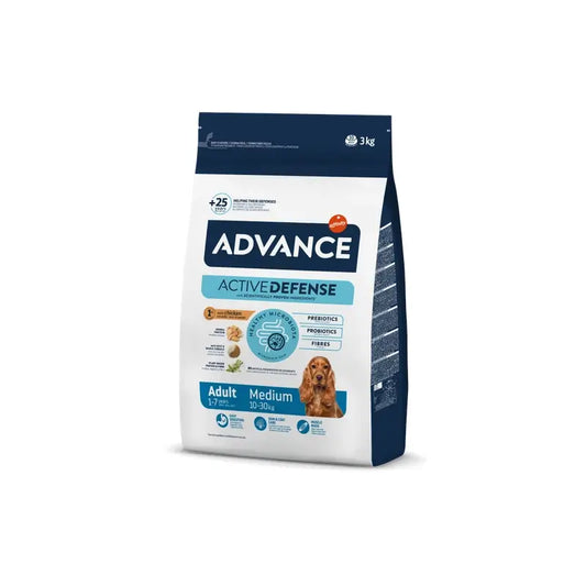 Advance Canine Adult Medium Kurča a ryža 3 kg, krmivo pre psov