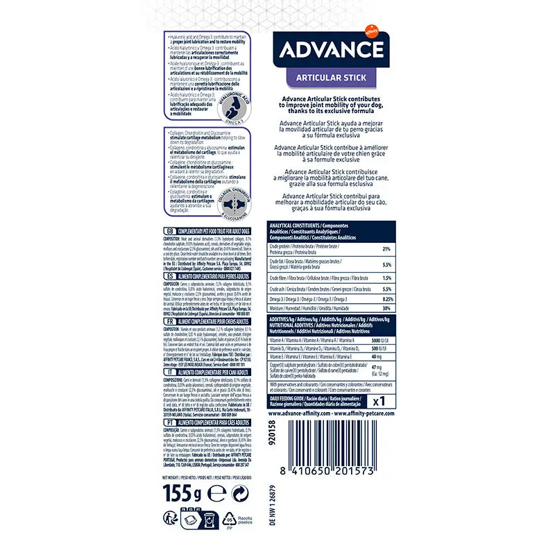 Advance Canine Adult Snack Articular, 14 x 155 g, pamlsky pre psov