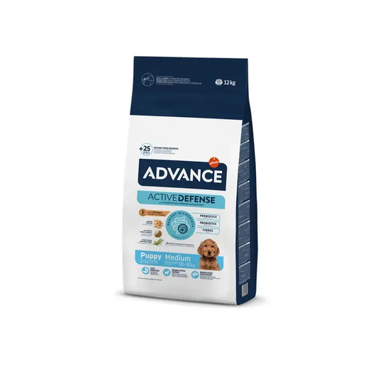Advance Canine Puppy Medium Kurča a ryža 12 kg, krmivo pre psov