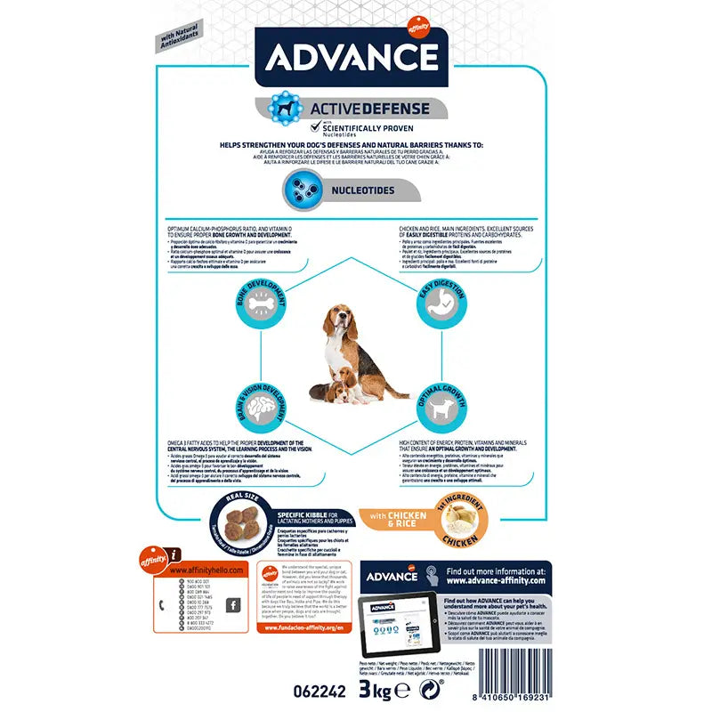 Advance Canine Puppy Protect Initial 3 kg, krmivo pre psov