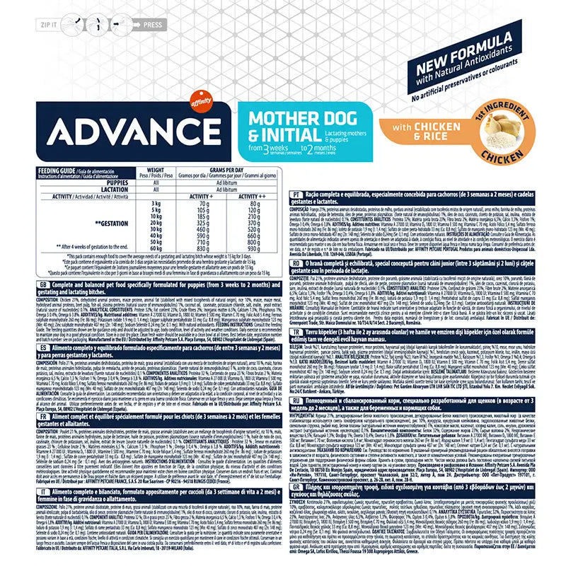 Advance Canine Puppy Protect Initial, 800 g, krmivo pre psov