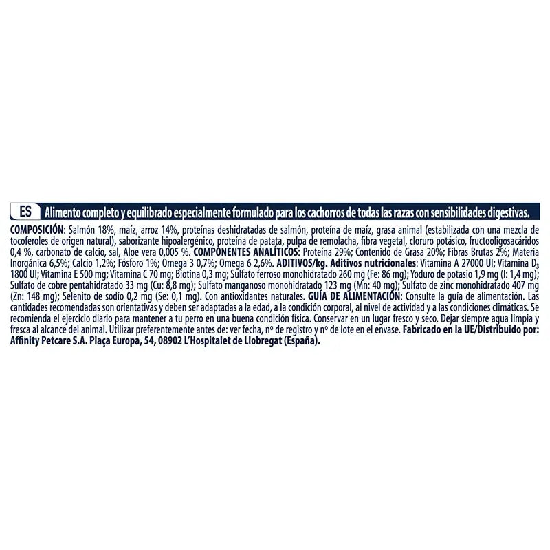 Advance Canine Puppy Sensitive Salmon, 800 g, krmivo pre psov