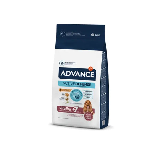 Advance Canine Senior Medium Kuracie mäso a ryža 12 kg, krmivo pre psov