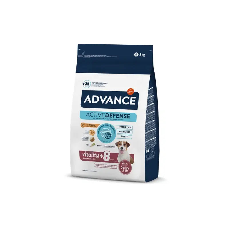 Advance Canine Senior Mini Kuracie mäso a ryža 3 kg, krmivo pre psov