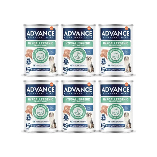 Advance – vlhké krmivo pre psov s pstruhom, jednotlivé balenia, 6 x 400 g