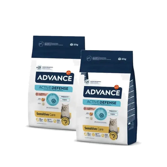 Advance Feline Adult Sensitive Salmon Arroz, balenie 2 x 10 kg, krmivo pre mačky