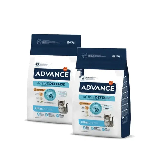 Advance Feline Kitten Kurča a ryža, balenie 2 x 10 kg, krmivo pre mačky