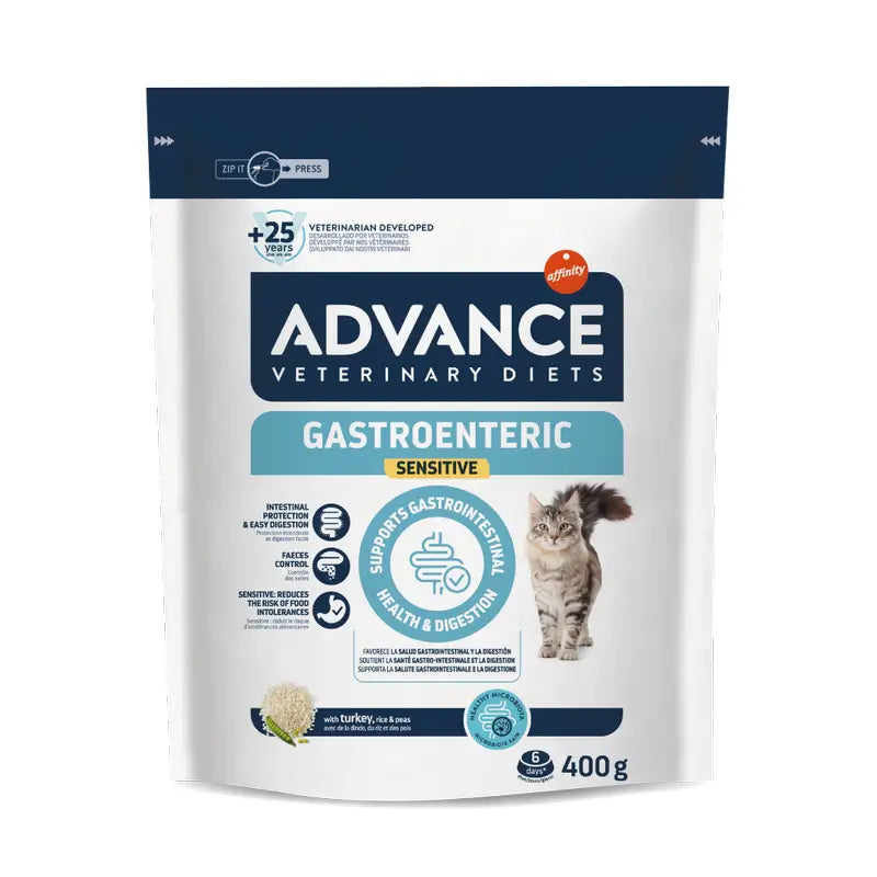 Advance Gastroenteric krmivo pre mačky, Superpremium, 400 g