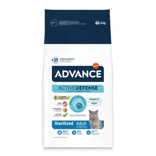 Advance krmivo pre mačky, s morčacím mäsom, superpremium, 6 kg
