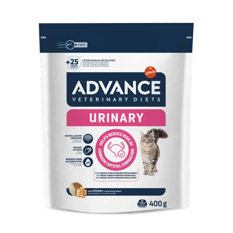 Advance Urinary krmivo pre mačky, Superpremium, 400 g