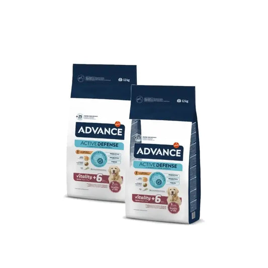 Advance Senior Maxi +6 Kuracie mäso a ryža, 2x 12 kg
