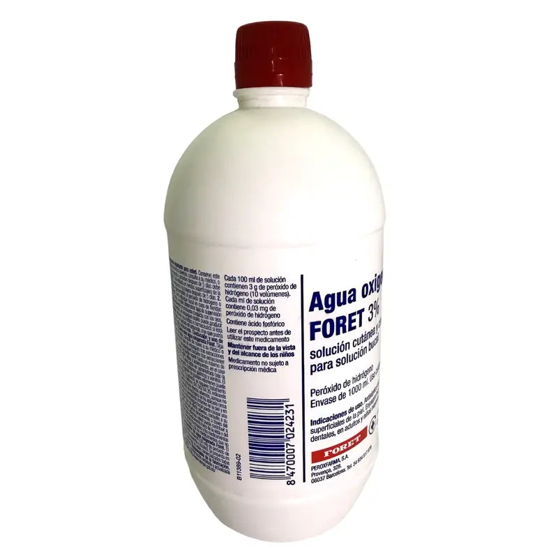 Peroxid vodíka Foret 10 objemov, 1 liter