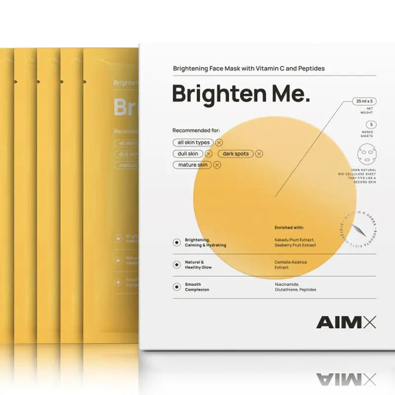 Aimx „Brighten Me“ pleťová maska, 25 ml