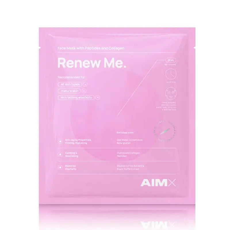 Aimx „Renew Me“ pleťová maska, 25 ml