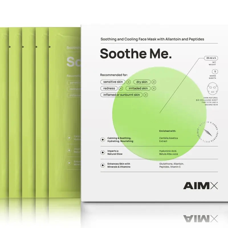 Aimx „Soothe Me“ pleťová maska, 25 ml