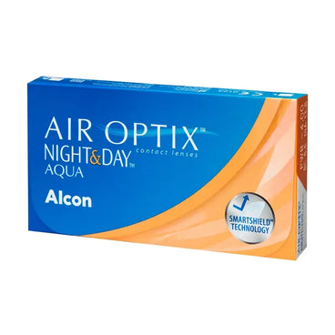 Air Optix Night&Day Aqua – mesačné sférické kontaktné šošovky, 6 kusov