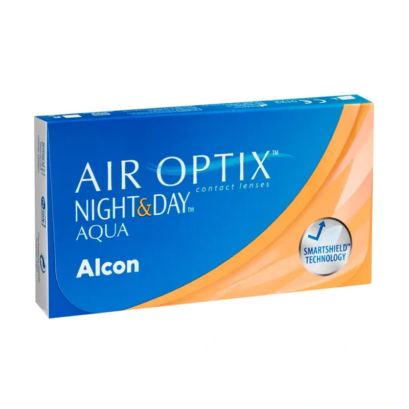 Air Optix Night&Day Aqua – mesačné sférické kontaktné šošovky, 6 kusov