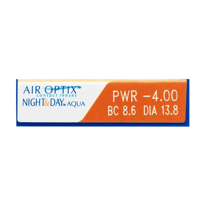 Air Optix Night&Day Aqua – mesačné sférické kontaktné šošovky, 6 kusov