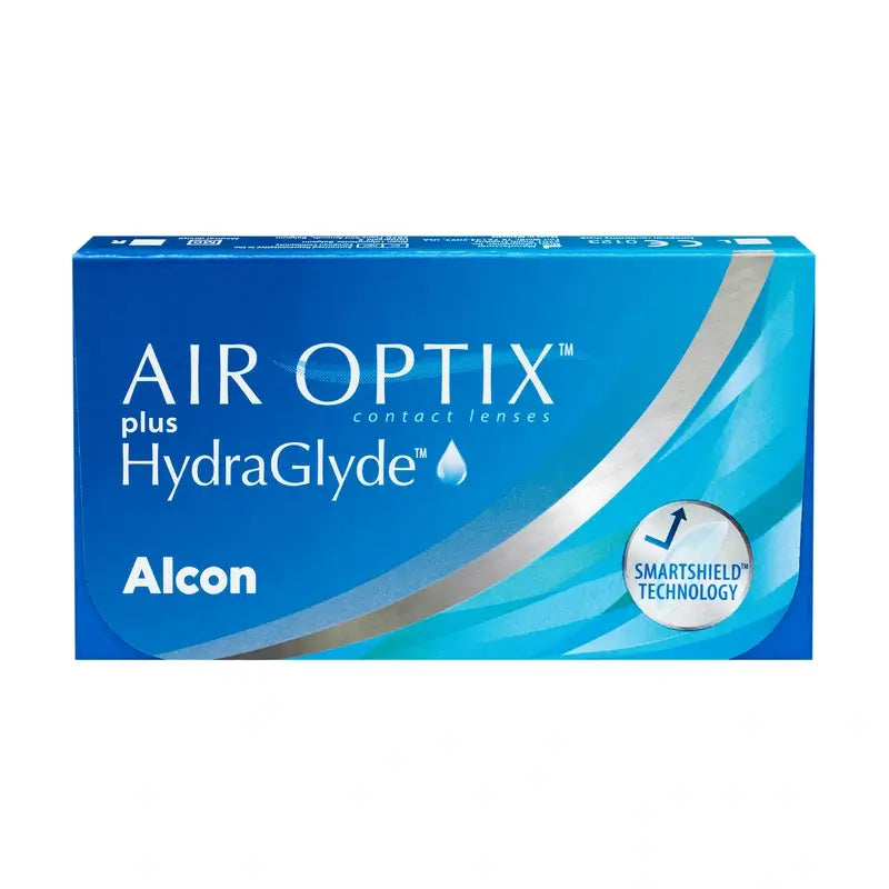 Air Optix Plus Hydraglade – mesačné sférické kontaktné šošovky, 3 ks