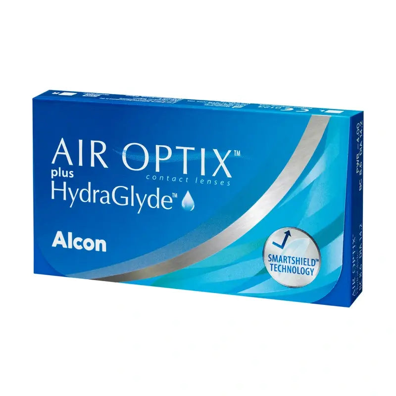 Air Optix Plus Hydraglade – mesačné sférické kontaktné šošovky, 3 ks