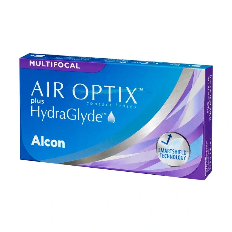 Air Optix Plus HydraGlyde – mesačné multifokálne kontaktné šošovky, 6 kusov