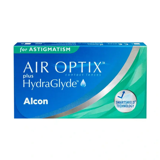 Air Optix Plus HydraGlyde – mesačné torické kontaktné šošovky, 6 kusov