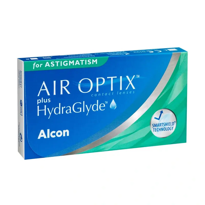 Air Optix Plus HydraGlyde – mesačné torické kontaktné šošovky, 6 kusov