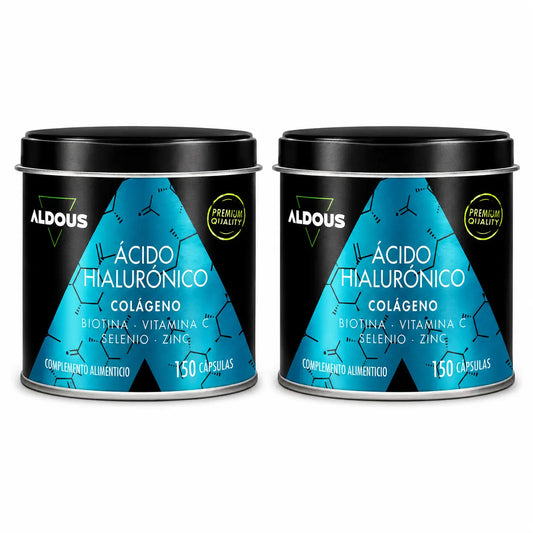Aldous Bio – kyselina hyalurónová s kolagénom, vitamínmi a minerálmi, 120 kapsúl, balenie po 2 ks