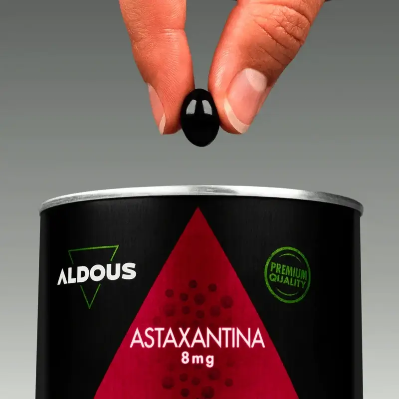 Aldous Bio Čistá prírodná astaxantín, 120 kapsúl