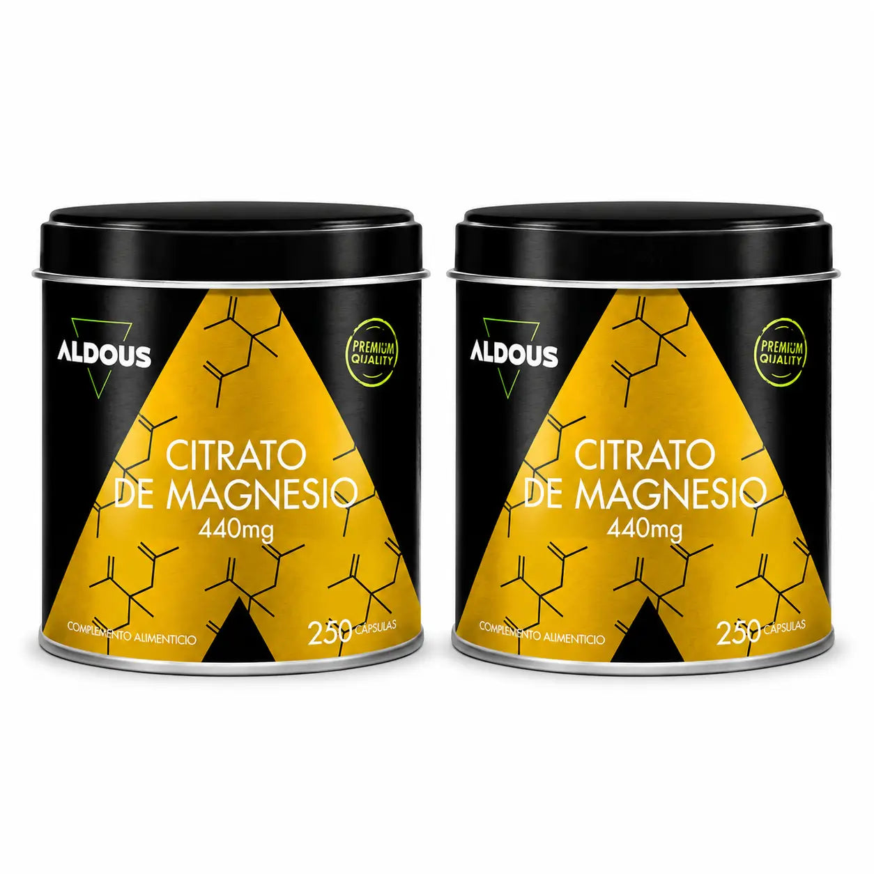 Aldous Bio – citrát horčíka, 250 kapsúl, balenie po 2