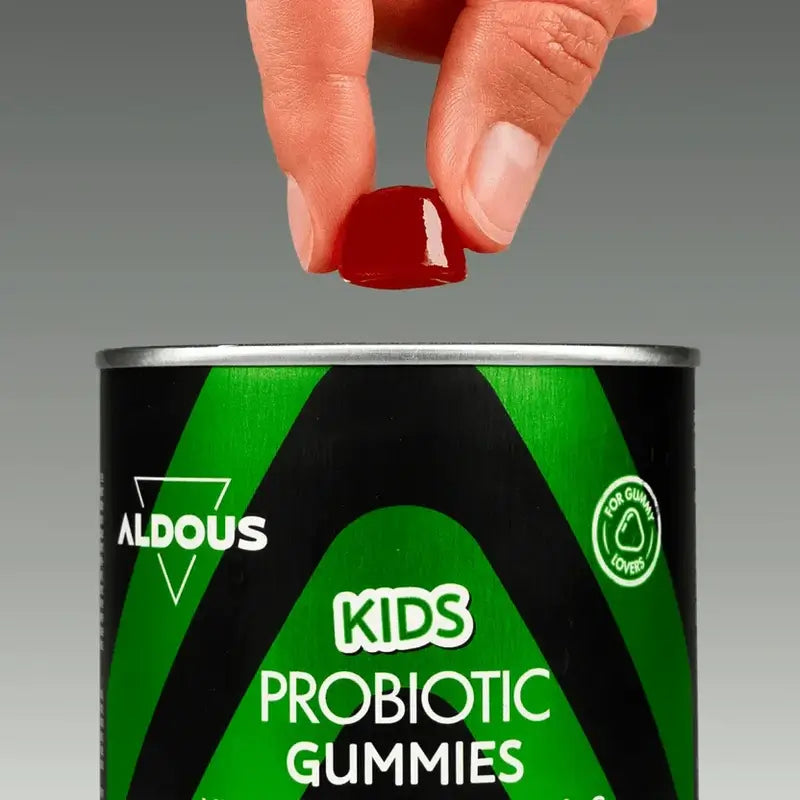 Aldous Bio – probiotiká s vitamínmi pre deti v podobe želé, 120 želé